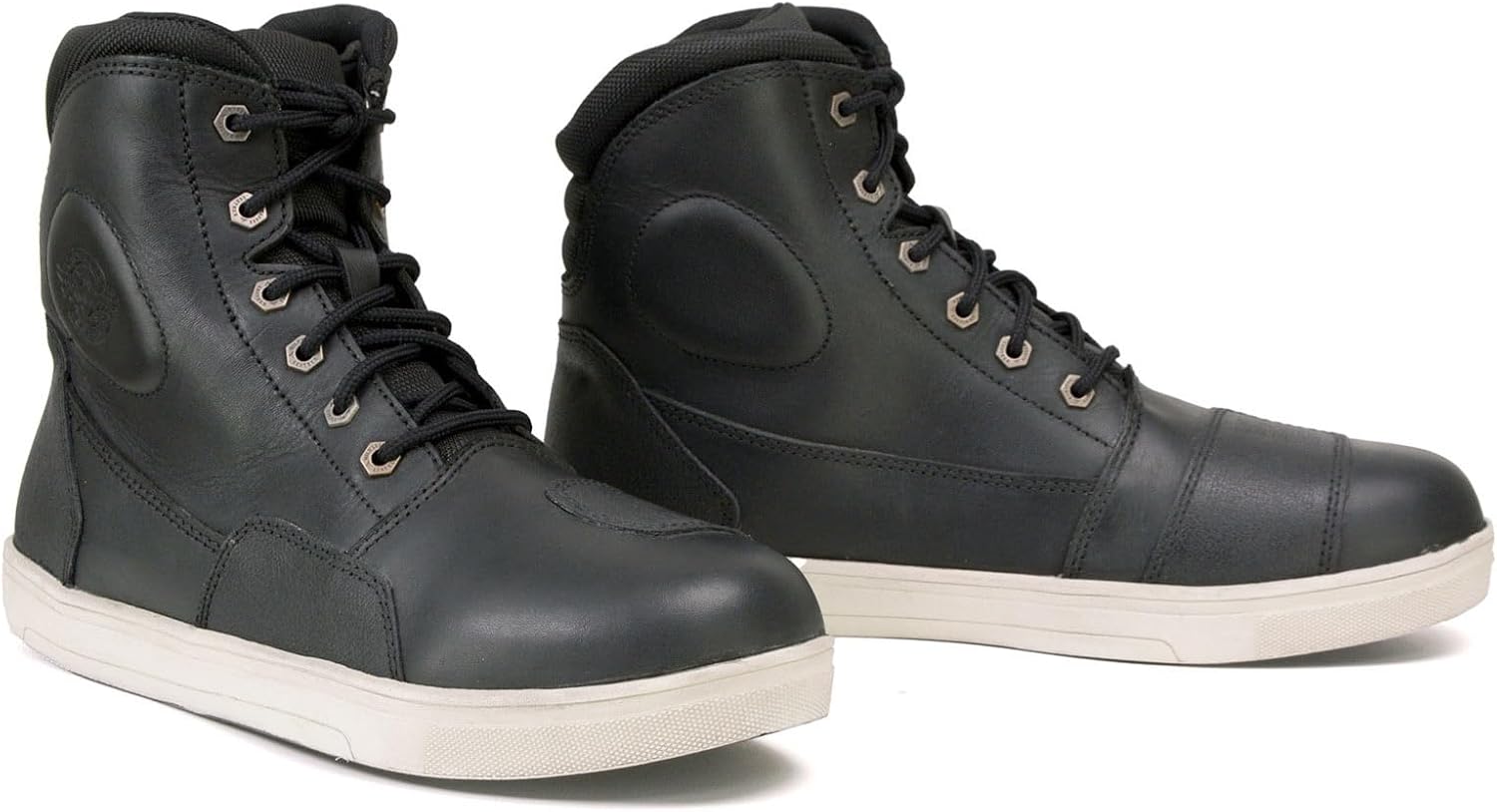 

Мужские мотоциклетные ботинки Milwaukee Leather - усиленная подошва, стелька с контролем климата, противоскользящая подошва, черный