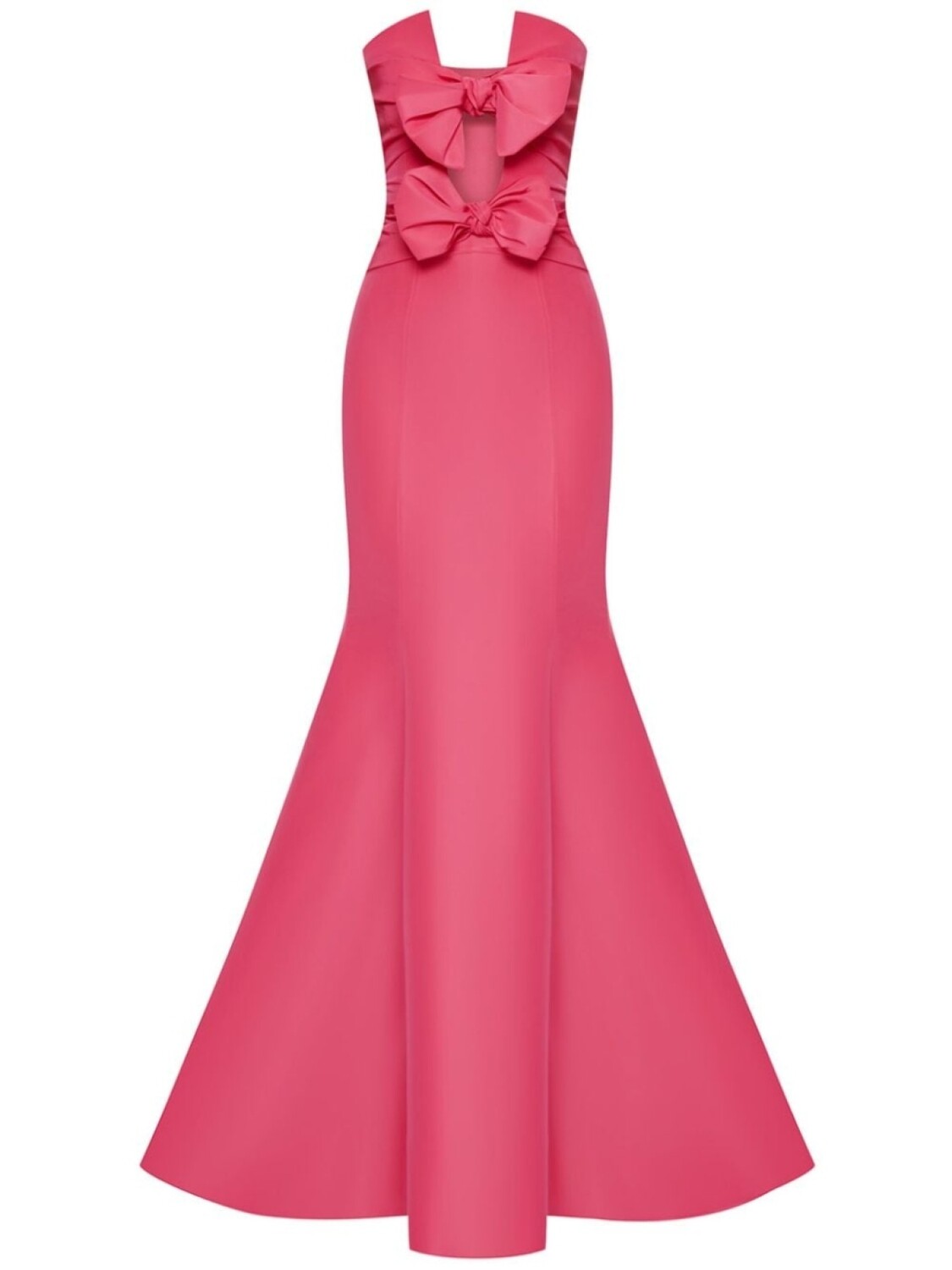 

Платье с вырезами и бантом Oscar de la Renta, розовый