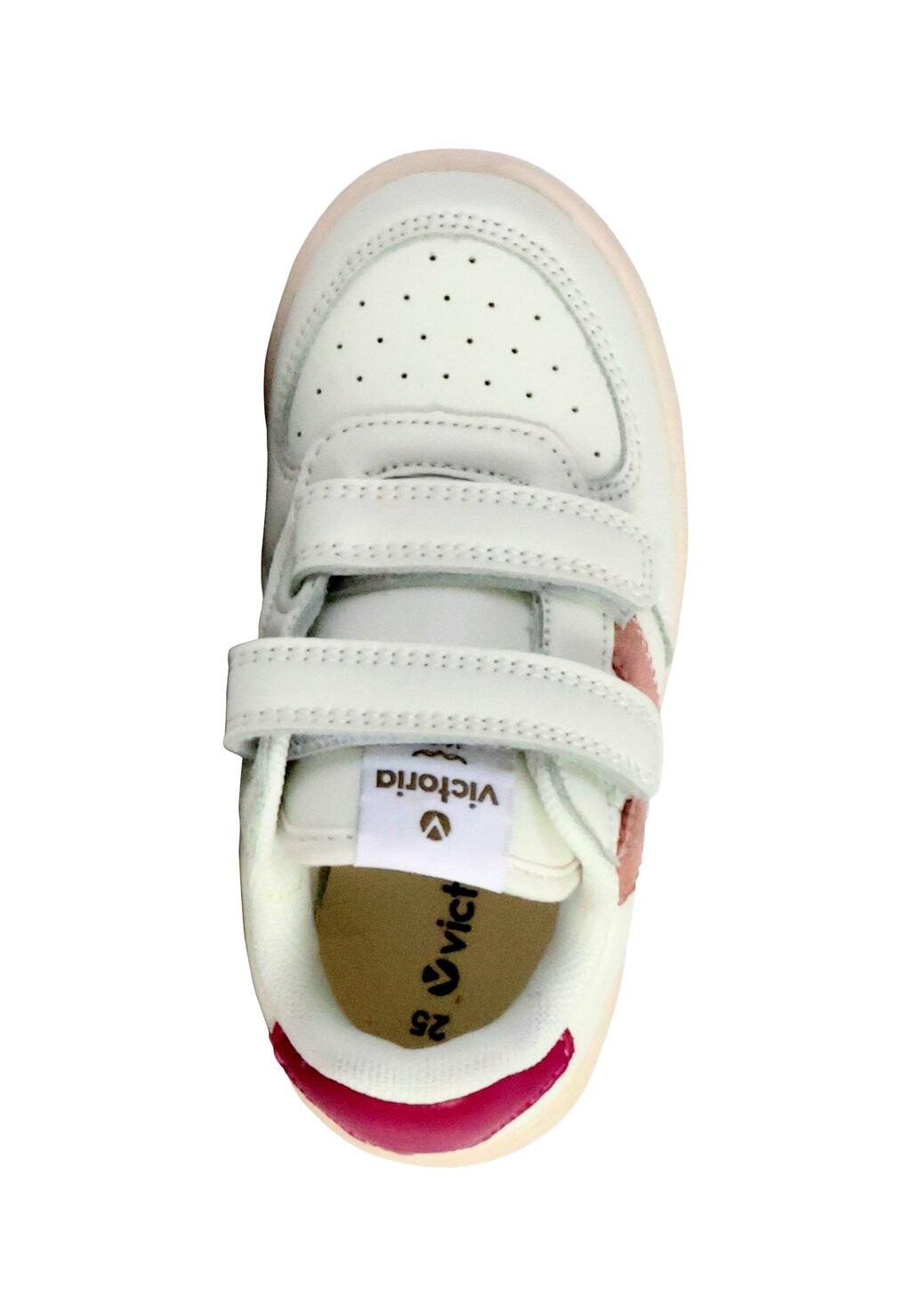 Кроссовки на шнуровке Victoria Shoes, розовый — фото 2
