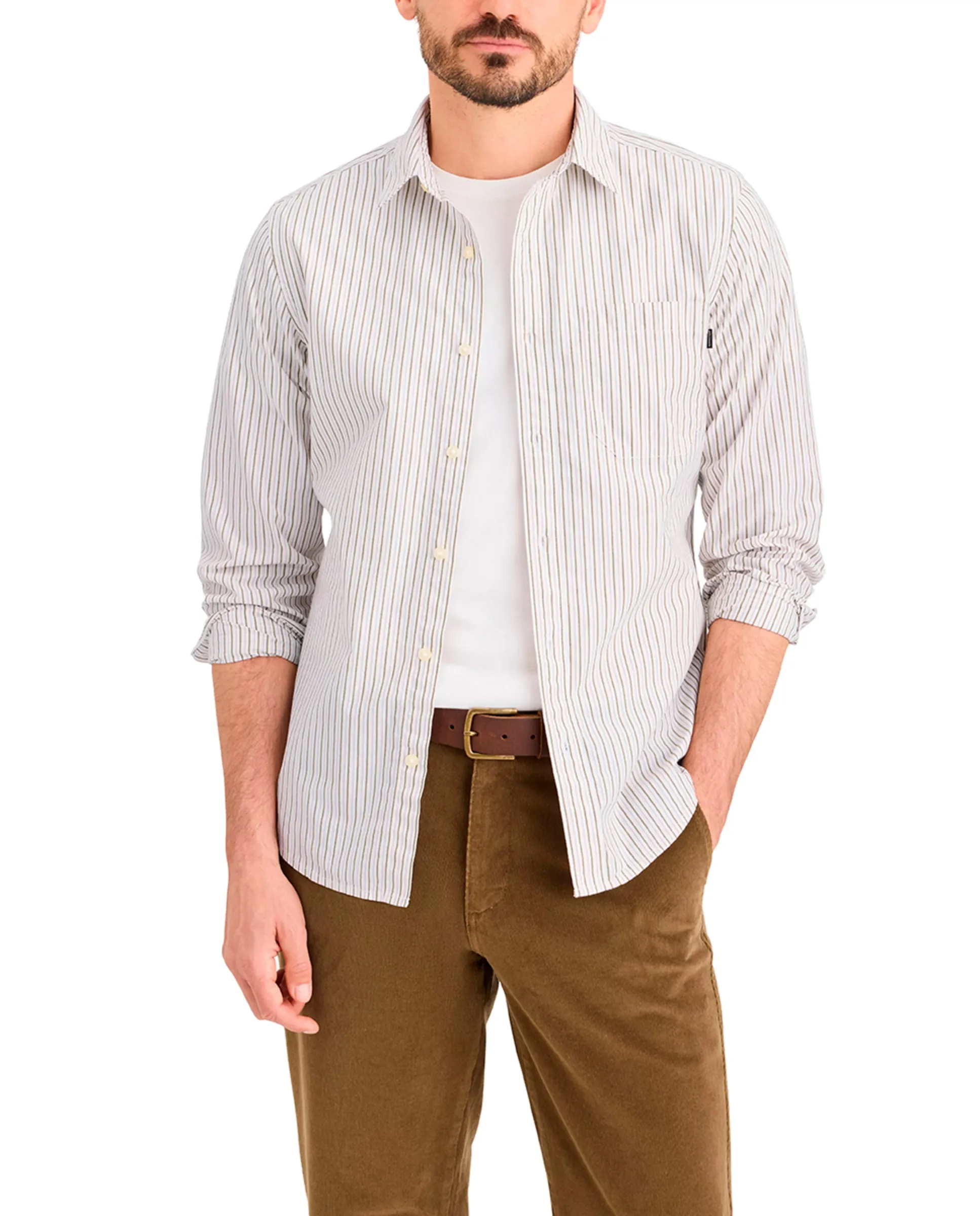 

Мужская повседневная рубашка с карманом Dockers, пастельно-розовый