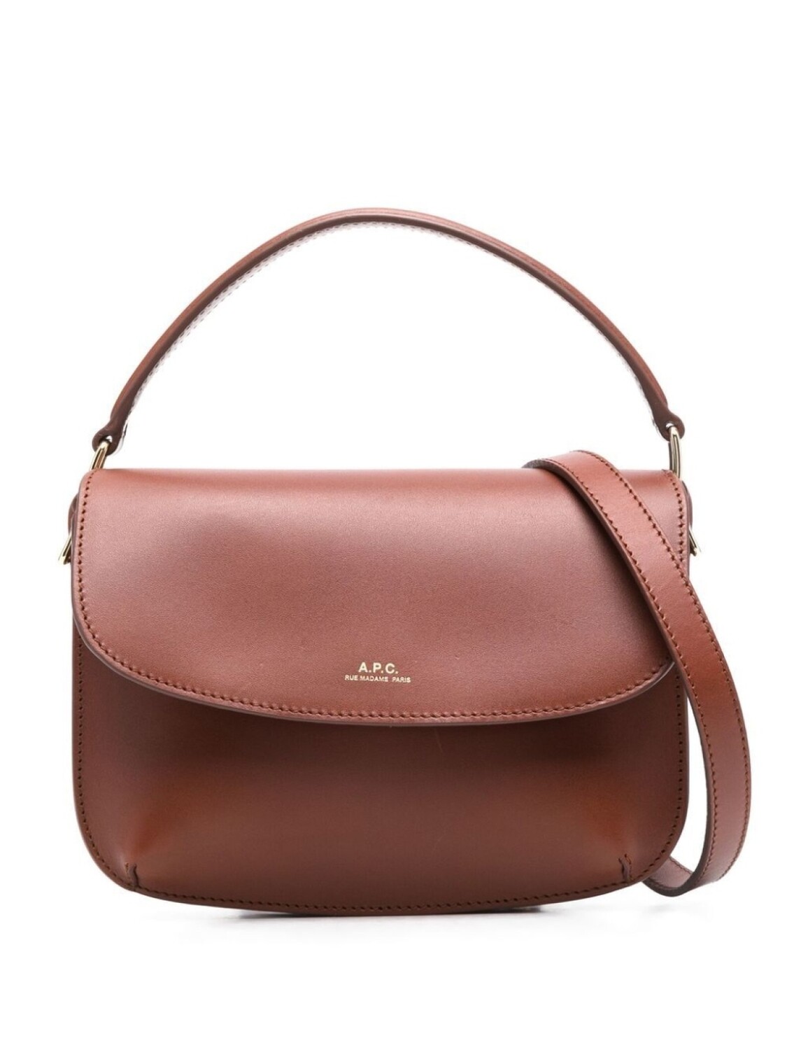 

A.P.C. сумка на плечо Sarah, коричневый