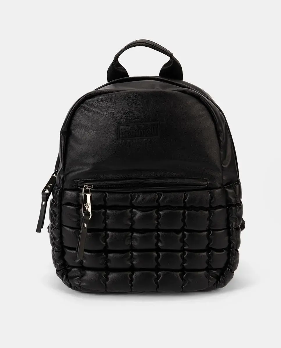 

Рюкзак с мягкой отделкой и сборкой Pepe Moll, черный