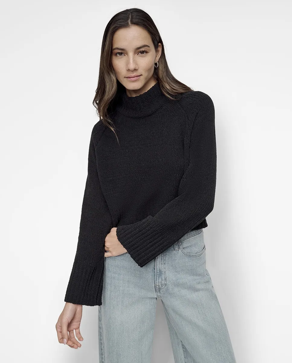 

Женский свитер из синели с широкими рукавами реглан Dkny Jeans, черный
