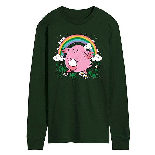 

Мужская футболка с длинным рукавом Pokémon Chansey St Patrick's Day Licensed Character