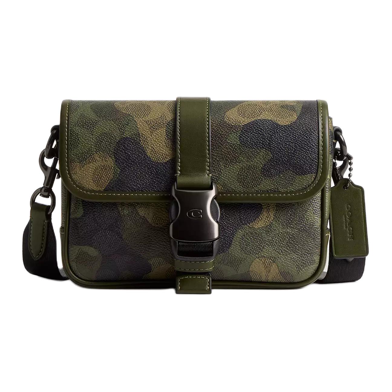 

COACH Сумка через плечо League Signature Coated Canvas Small Men's Green