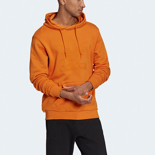 Толстовка Men's adidas originals Large Logo Sports Orange, оранжевый — фото 2