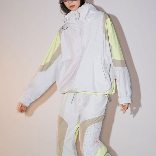 Куртка от stella mccartney плетеный спортивный топ азия размеры Adidas, белый — фото 4