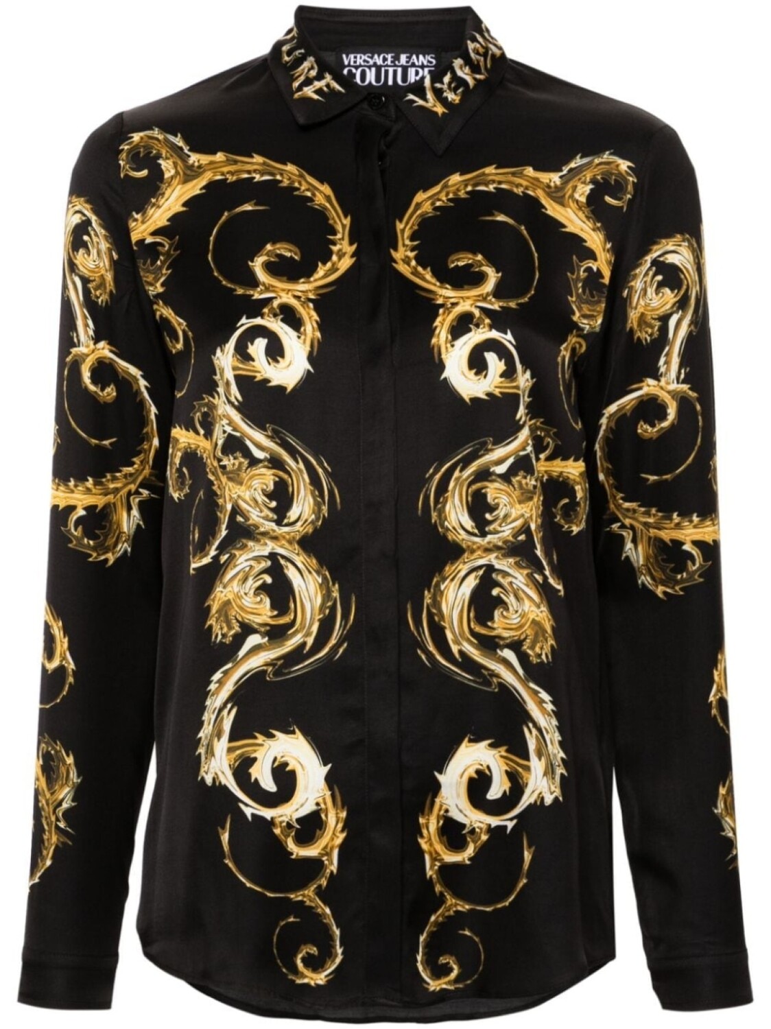 

Versace Jeans Couture рубашка поло с принтом Baroccoflage, черный