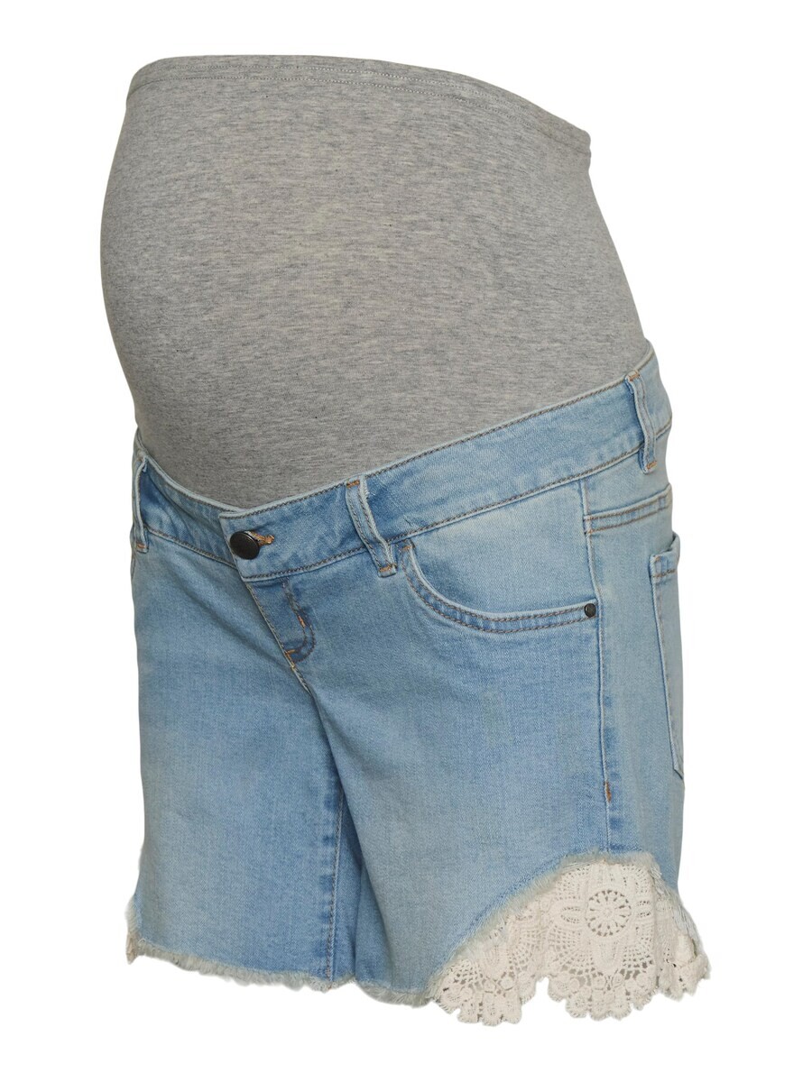

Джинсовые шорты MAMALICIOUS Regular Jeans Casis, синий деним