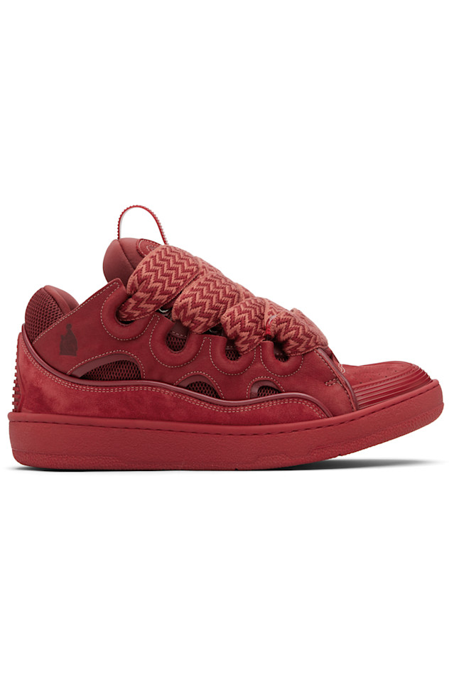 

Кожаные кроссовки Curb Lanvin, цвет burnt sienna
