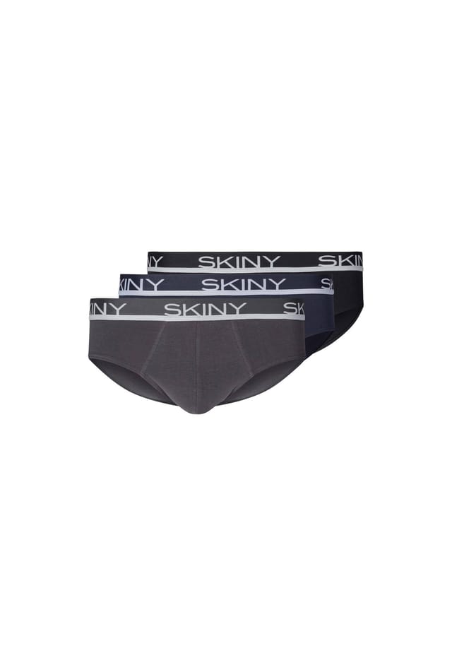 

Трусы 3 шт. в упаковке - комплект нижнего белья brasil трусы хлопок стрейч Skiny, мультиколор