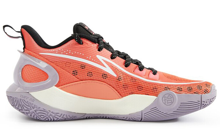 Баскетбольные кроссовки SONIC 10 V2 для детей GS Low-top Coral Red Lining — фото 2