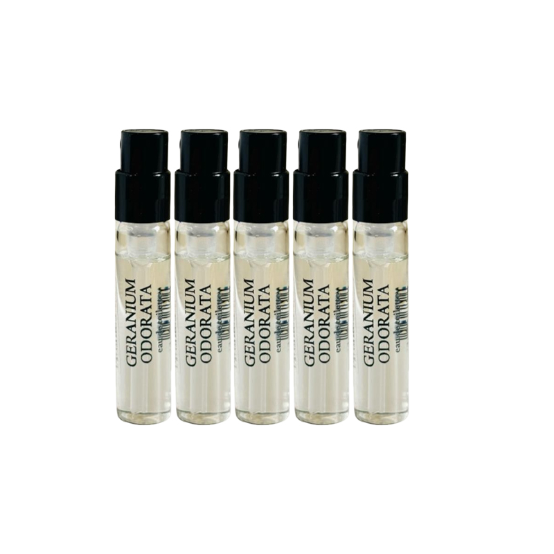 Набор пробников туалетной воды geranium perfume в ароматах geranium cardamom 2мл/2мл*2/2мл*3/2мл*5/2мл*8 Diptyque — фото 4
