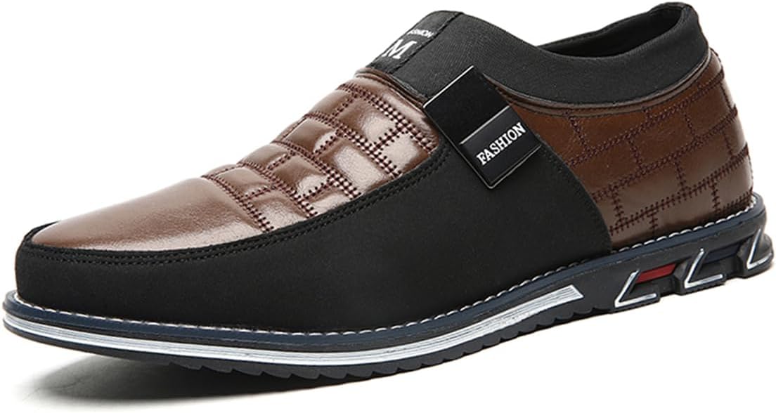 

Мужские повседневные лоферы с шнуровкой, стильные офисные оксфорды для работы Veslexth, коричневый