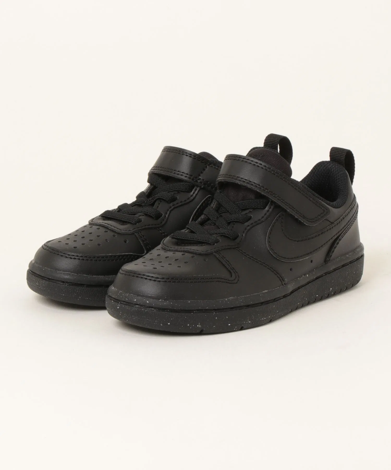 Детские кроссовки NIKE Court Borough Low Recraft PS чёрные