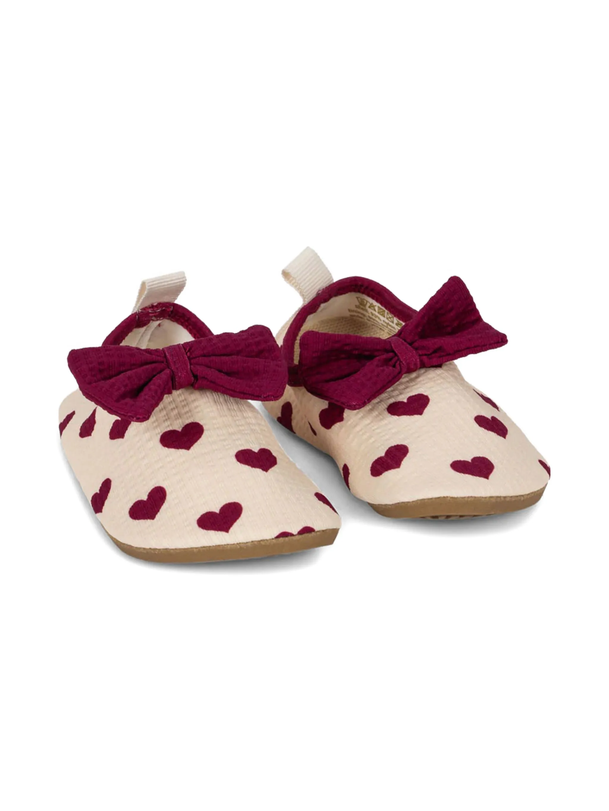 

Тапочки с бантом Konges Sløjd, бежевый