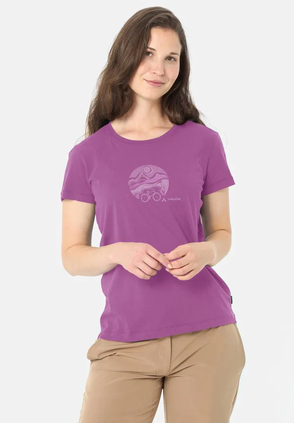 

Футболка с принтом "велосипедист" Vaude, Magenta, Розовый, Футболка с принтом "велосипедист" Vaude, Magenta