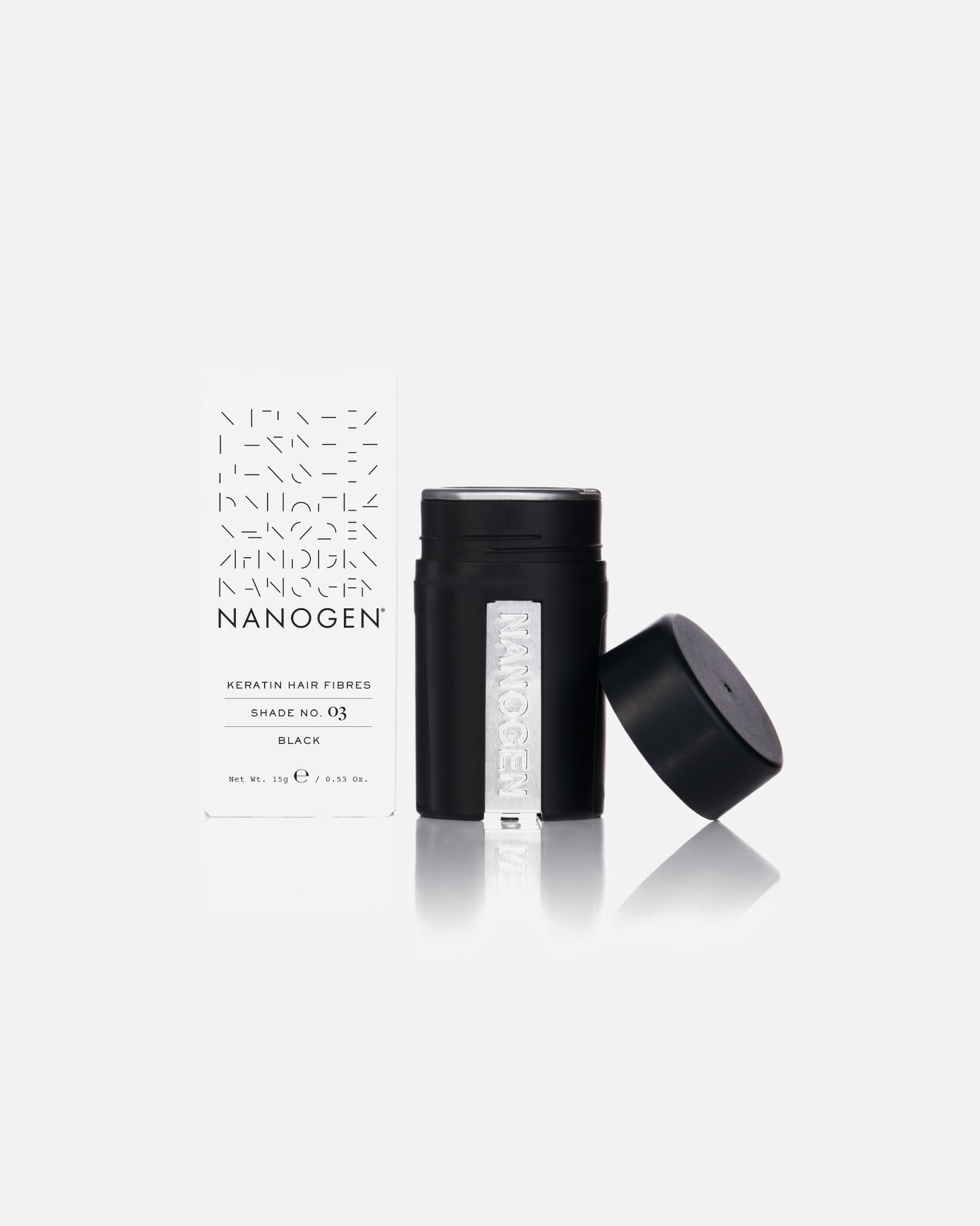 

Временные краски для волос Nanogen, black, 15 гр