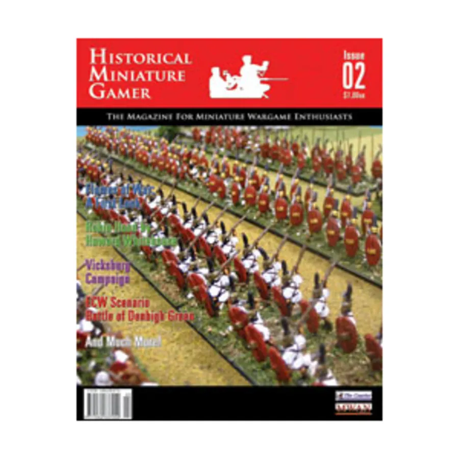 

№2 «Пятьдесят четверки, Древняя кампания за DBA, Осада Тира», Historical Miniature Gamer Magazine