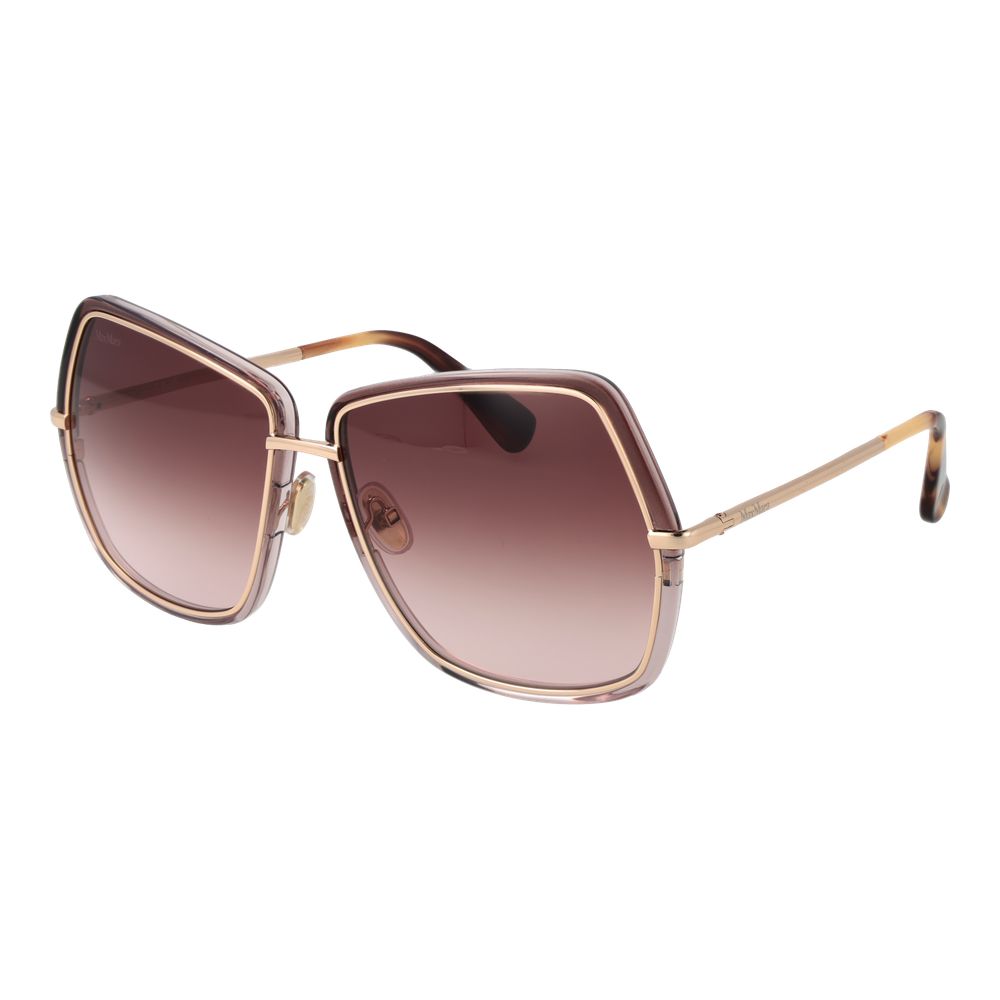 

Золотые женские солнцезащитные очки Max Mara, Gold