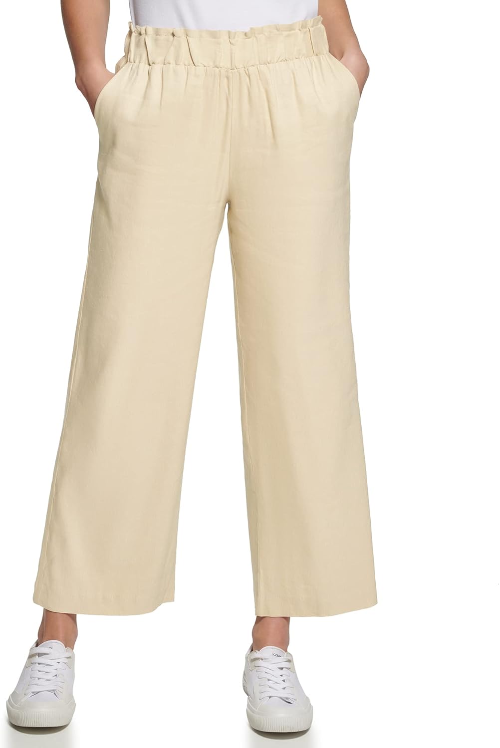 

Женские спортивные повседневные брюки Calvin Klein Band Lux Stretch, Wheat