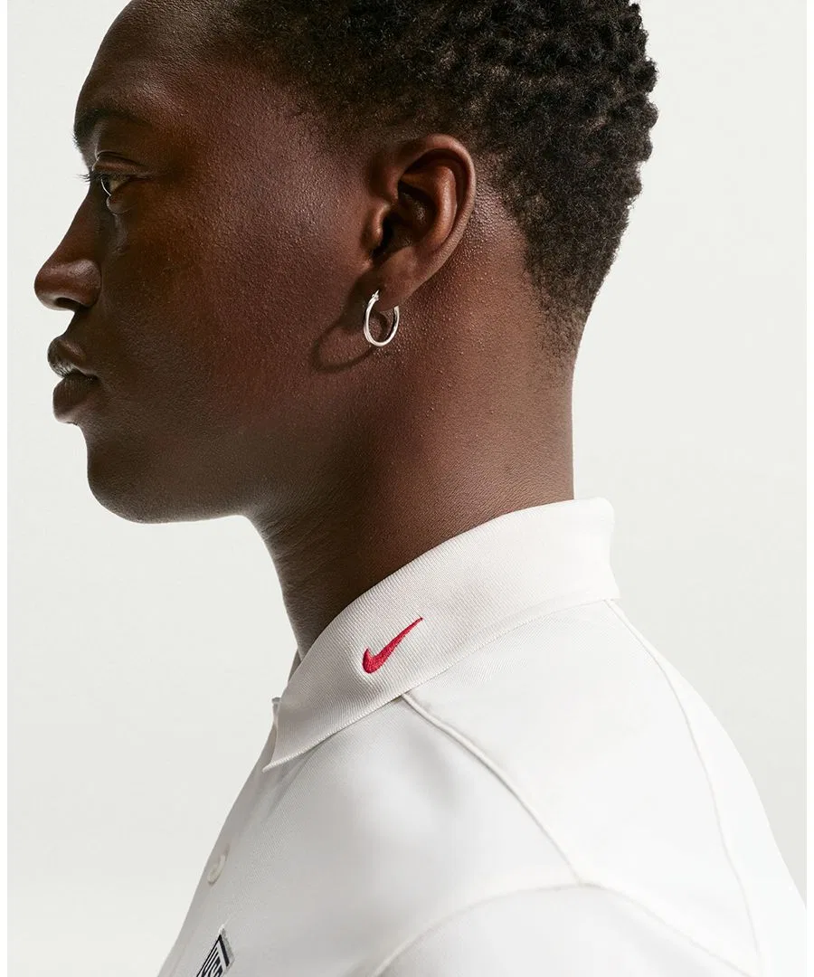 Футболка-поло Dri-FIT сборной США по футболу Nike, белый — фото 3