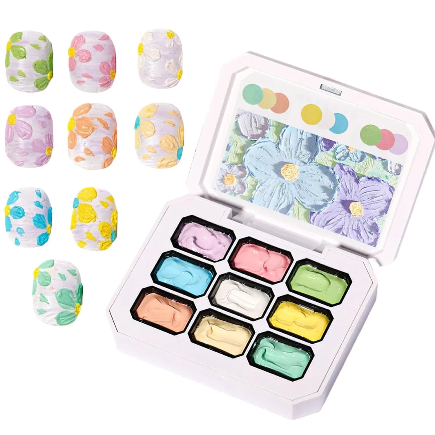 Набор градиентных гель-лаков из 9 цветов Senermter