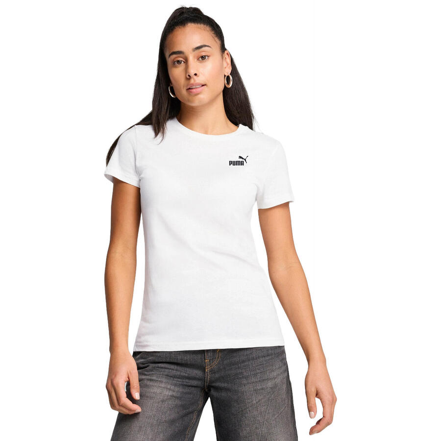

Футболка Puma Ess Small No. 1 Logo Tee, белая, женская