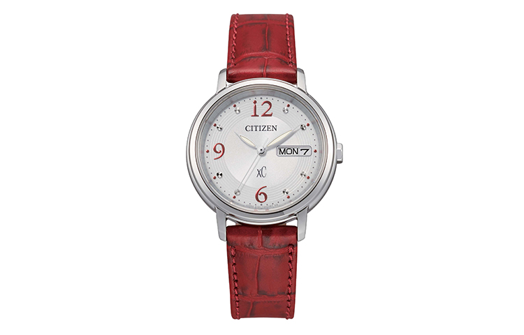 

CITIZEN Часы C Collection Solar Quartz Movement Cowhide Strap Watch Women's Watch Silver Dial