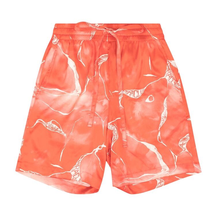 

Шорты Nahmias Miracle Tie Dye Logo Silk Shorts Red, красный