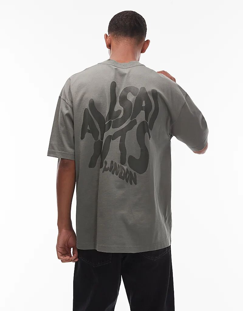 

Зеленая футболка Allsaints Orlando Crew