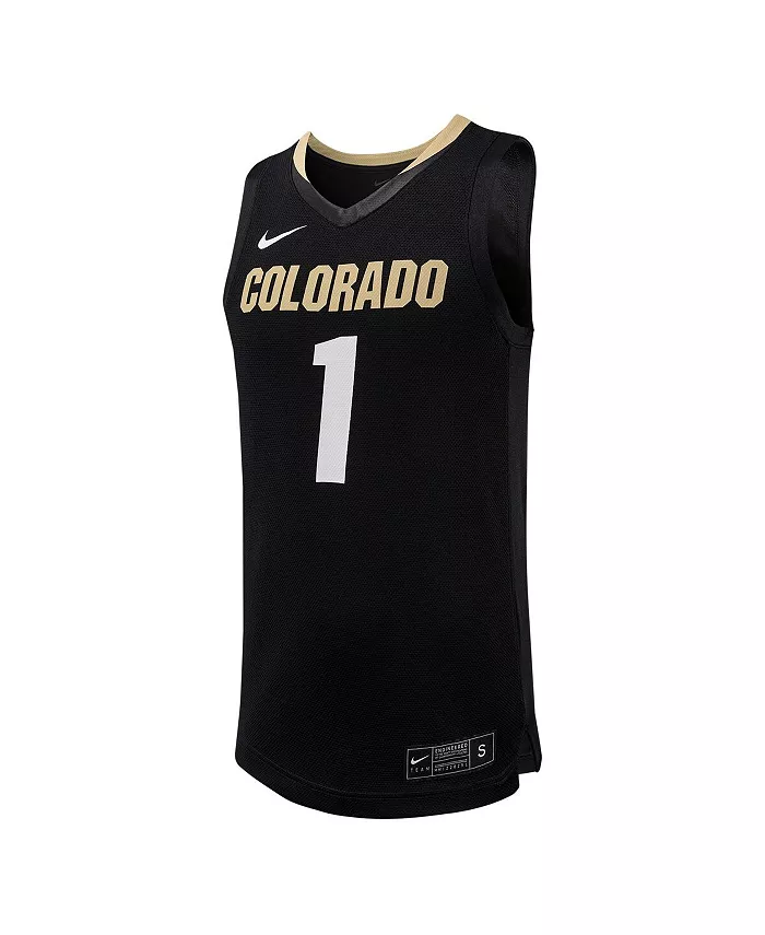 Мужская баскетбольная майка-реплика Colorado Buffaloes #1 Nike, черный — фото 2