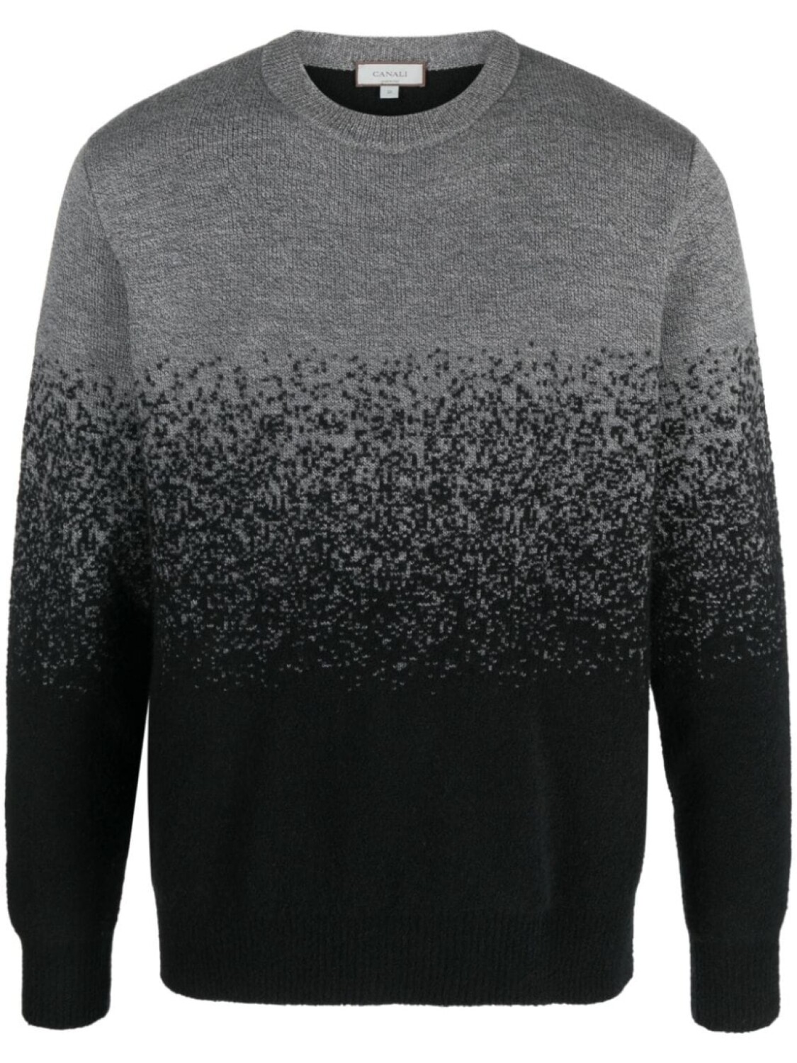 

Джемпер с узором Canali, черный