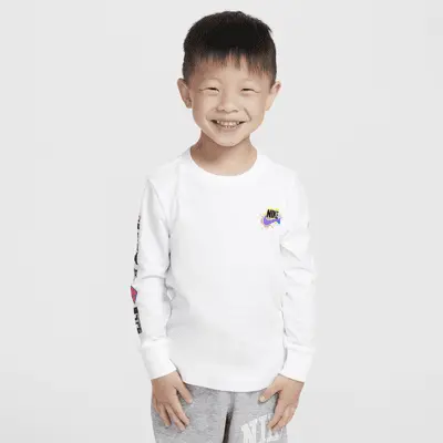 

Футболка Nike "Express Yourself" Toddler Long Sleeve T-Shirt, белый