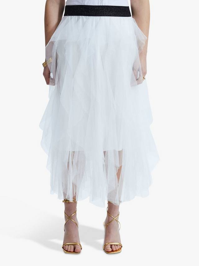 

Органзовая юбка с воланами James Lakeland, White
