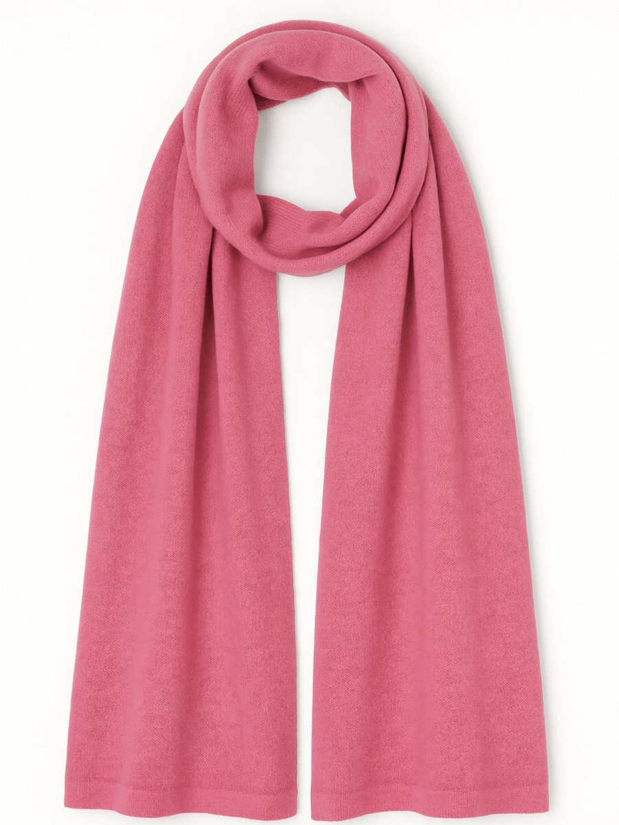 

Шарф KOPYTO MANUL - Großer Breiter Schal aus 100% Merinowolle RWS, Rose
