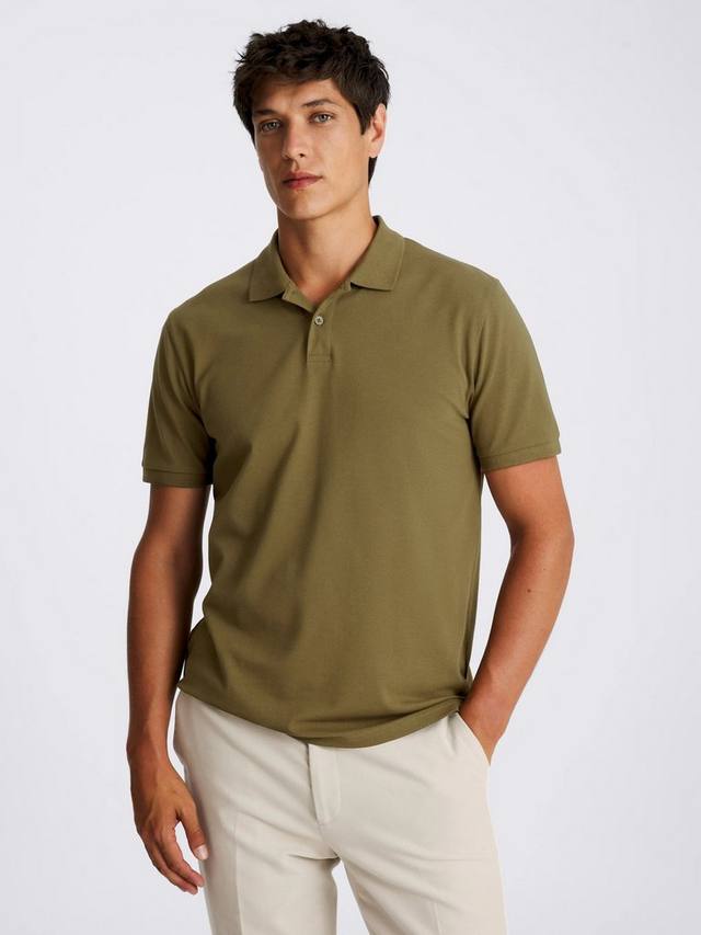 

Пике короткий рукав поло Moss, Olive
