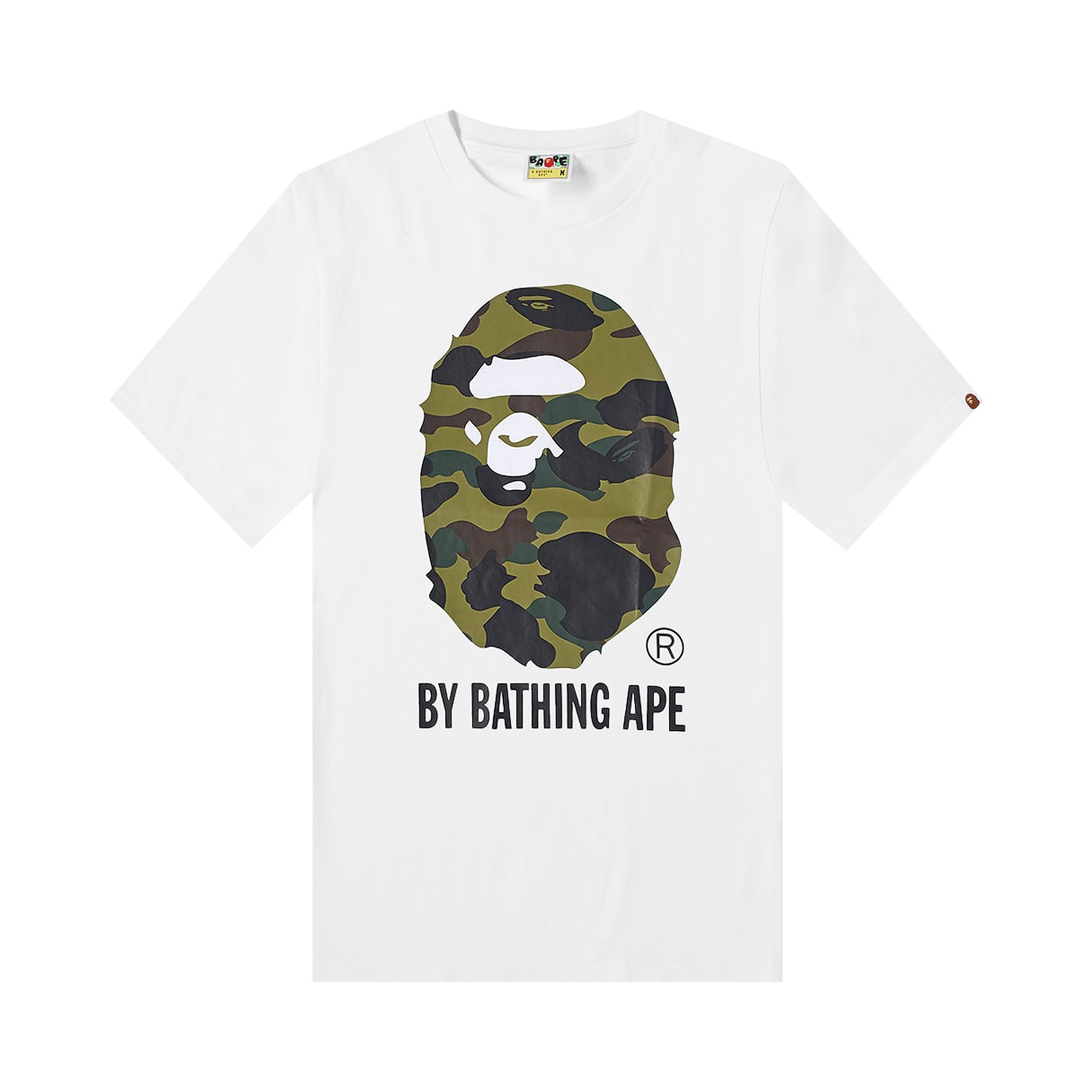 

Футболка BAPE 1st Camo By Bathing Ape, цвет Белый/Зеленый