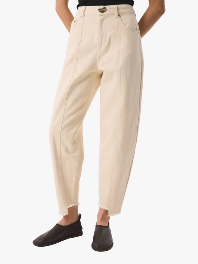 

Узкие джинсы Sol с зауженным низом AKYN, White