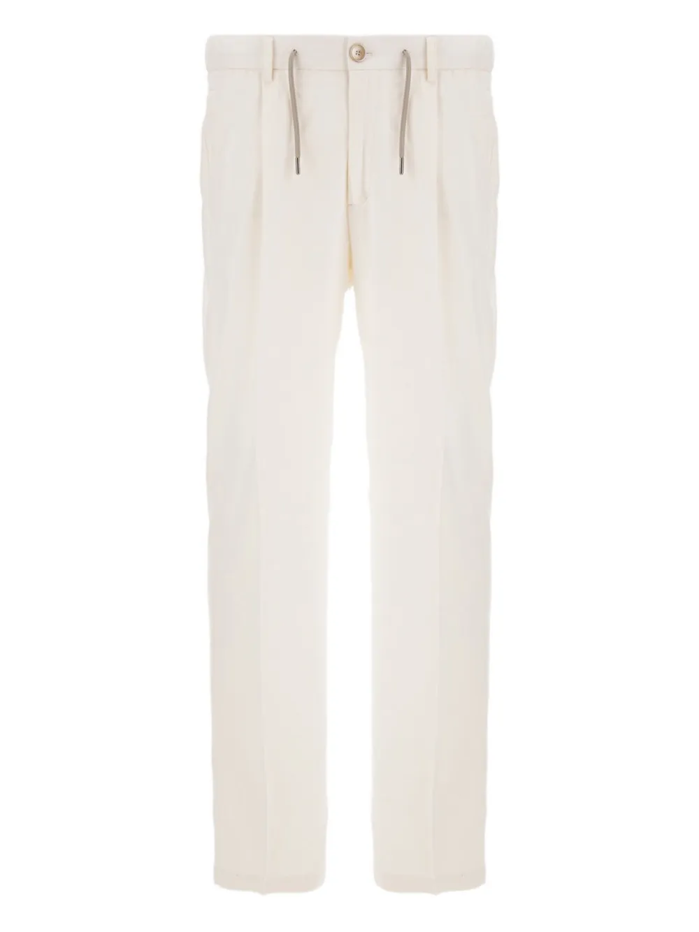 

Брюки с кулиской и складками Herno, нейтральный