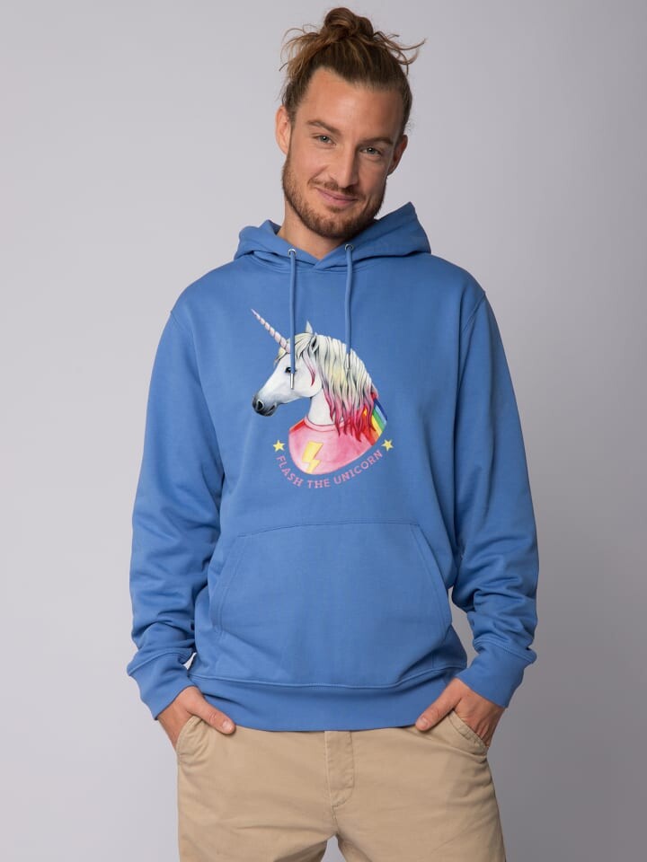 

Толстовка wat Apparel Sweatshirt Flash, the unicorn, цвет Bright Blue