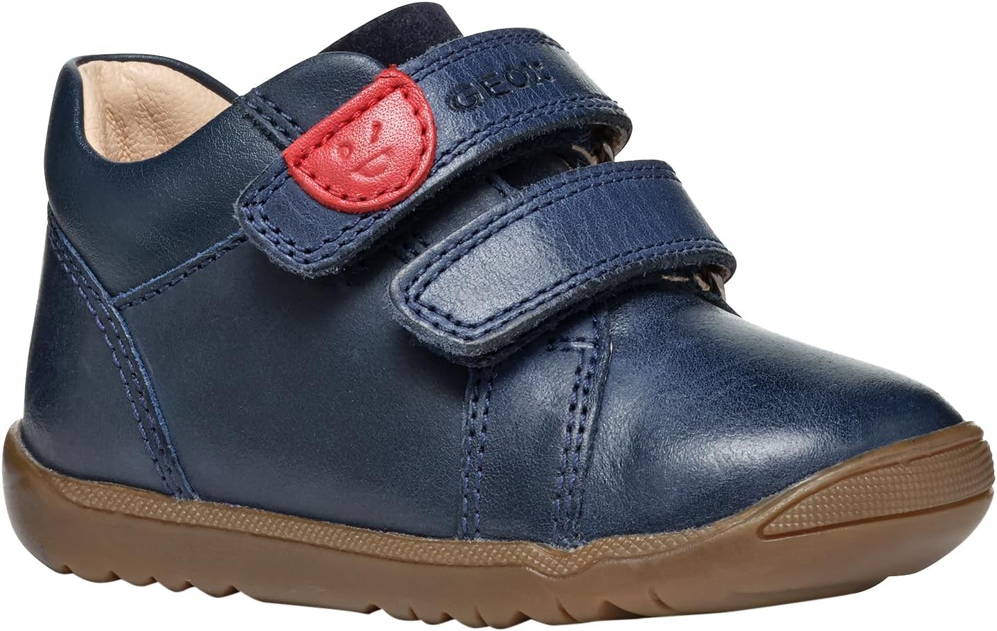 

Первые детские ботиночки Geox Baby-Boy's Macchia (для младенцев/малышей), темно-синий