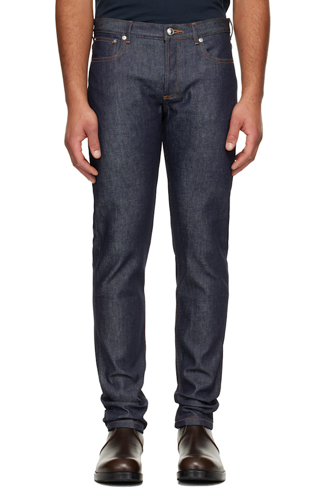 

A.P.C. Темно-Синие маленькие джинсы New Standard