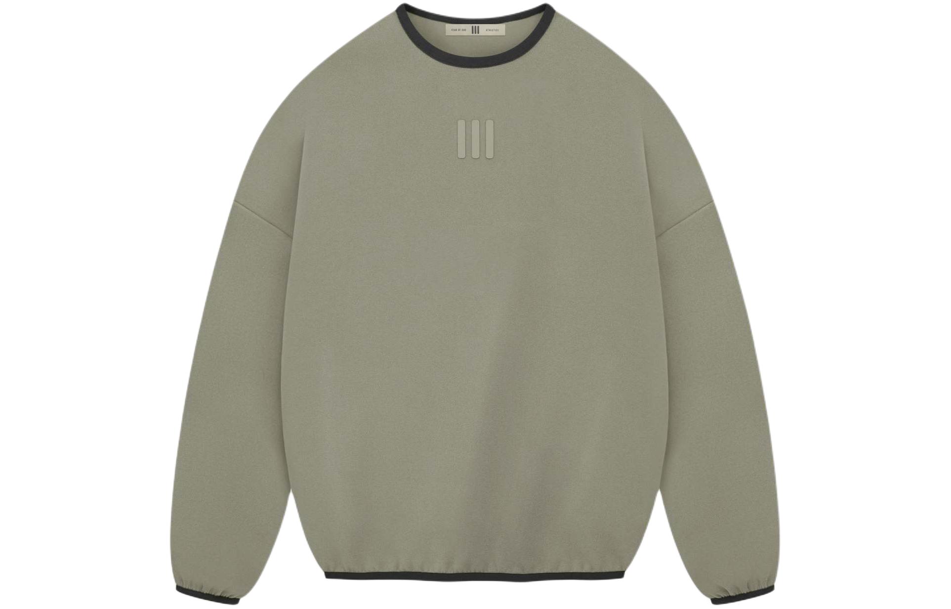 

Толстовка Adidas X Suede Fleece с круглым вырезом Fear Of God Athletics, Clay