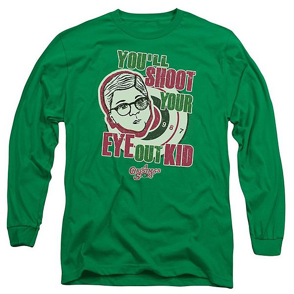 

Футболка с длинным рукавом A Christmas Story Youll Shoot Your Eye Out Licensed Character