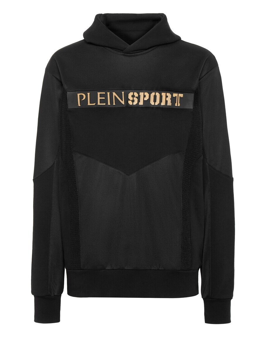 

Толстовка с капюшоном Plein Sport Sweatshirt Statement, черный