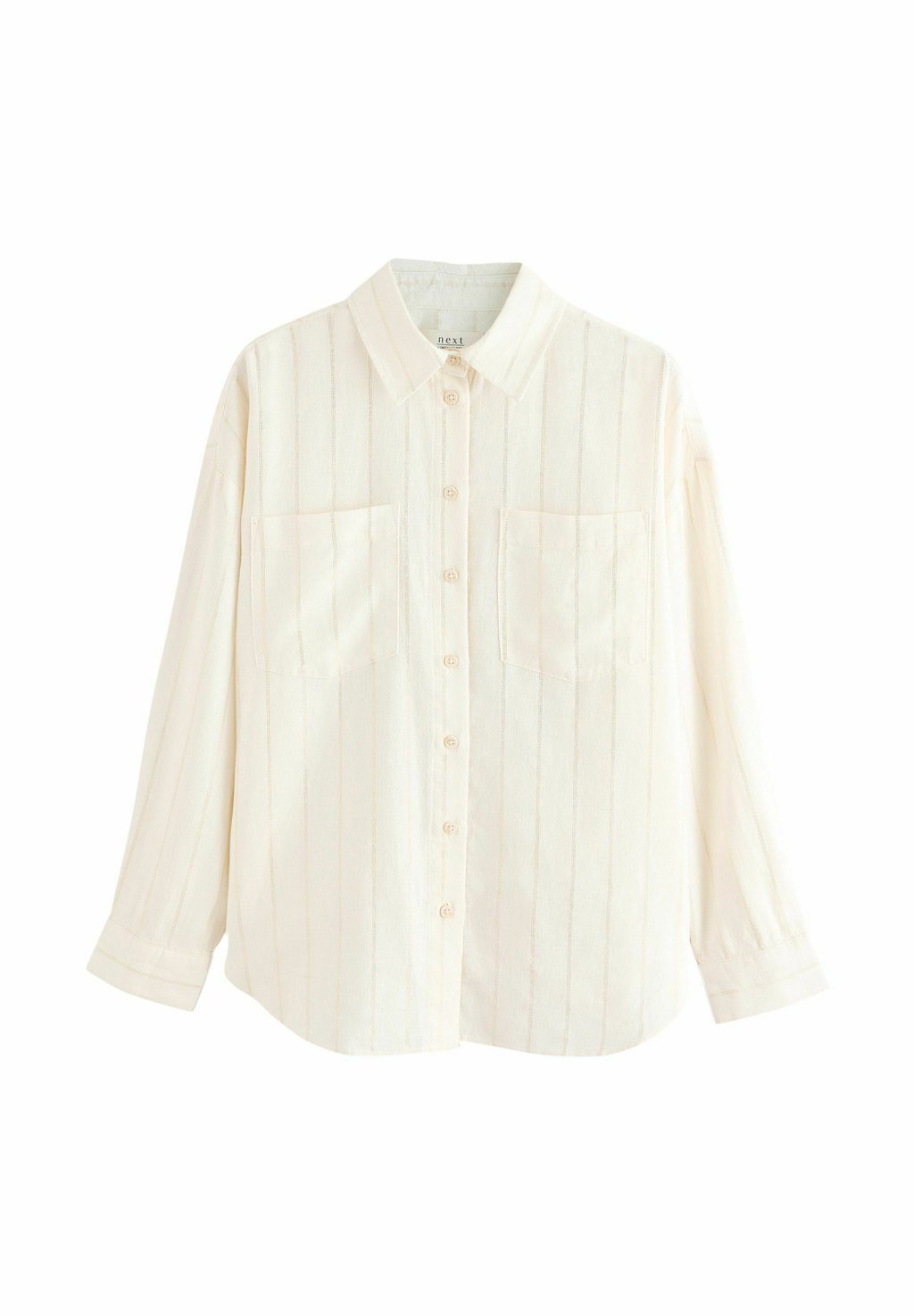 

Блузка на пуговицах LONG SLEEVED STRIPED Next, бежевый
