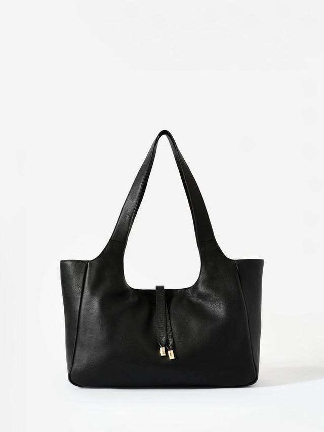 

Кожаная сумка Bobbi через плечо Mint Velvet, Black