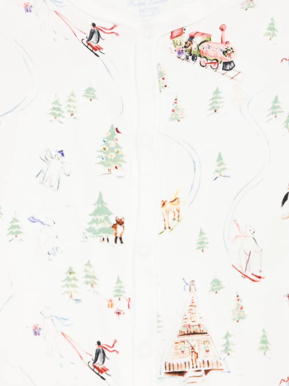 Комплект для новорожденного из трех предметов POLO RALPH LAUREN KIDS, белый — фото 2