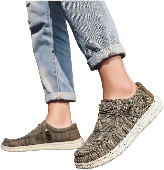 

Мужские лоферы CrazycatZ, удобная обувь для ходьбы, слипоны для вождения и прогулок на лодке, коричневый